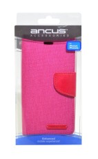 Book Case Goospery Canvas Diary for Apple iPhone 6/6S Pink by Mercury