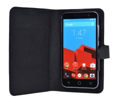 Book Case Ancus Grab Series Universal for Smartphone up to  6.5" Black