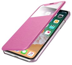 Book Case Ancus S-View Elegance for Apple iPhone X / XS Fuchsia