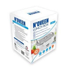 Lunch Box N'OVEEN LB410 40W INOX Interior Quick Heater 40W Grey
