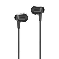 Hands Free Hoco M34 Earphones Stereo 3.5 mm Black with Micrphone and Operation Control Button