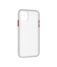 Case TPU Body Glove Frost Case Military Drop Test for Apple iPhone 11 Pro Frost with Red details on Buttons