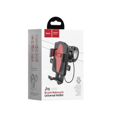 Bicycle Mount Hoco CA73 Flying for Smartphone 4,5"-7" Black-Red
