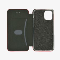 Book Case Ancus Magnetic Curve for Apple iPhone 12 Mini TPU Red