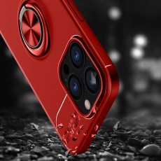 Case Ancus AutoFocus Shock Proof with Ring Holder for Apple iPhone 13 Pro Max Red