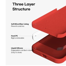 Case Goospery Silicone for Apple iPhone 13 &Mu;ini Red