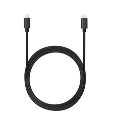 Data Cable Ancus Flow E44 USB-C &sigma;&epsilon; USB-C 2.0A 480Mbps Data Transfer 1m Black