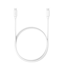 Data Cable Ancus Flow E44 USB-C &sigma;&epsilon; USB-C 2.0A 480Mbps Data Transfer 1m White