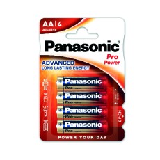 Battery Panasonic Panasonic Alcaline Prower LR6PPG/4BP size AA 1.5 V Psc. 4