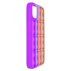 TPU Case Ancus TPU Pop It for Apple iPhone 13/iPhone 14 Purple Lilac Pink Beige