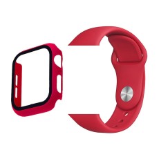 Spare Strap Trender TR-ASLTPU41RD Silicone + TPU Cover for Apple Watch 40 / 41mm Red