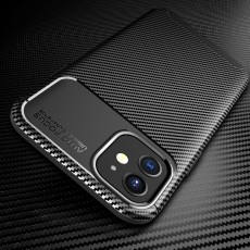 Case Ancus AutoFocus Carbon Fiber &gamma;&iota;&alpha; Apple iPhone 12 Mini Black