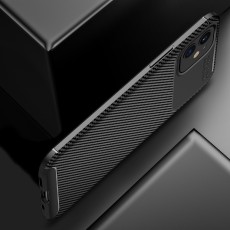 Case Ancus AutoFocus Carbon Fiber &gamma;&iota;&alpha; Apple iPhone 12 Mini Black