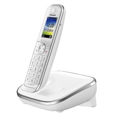 Panasonic KX-TGJ310GRW Cordless Digital Telephone White  with Power Back-Up Operation and Baby Monitor