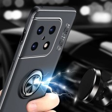 Case Ancus Autofocus Shockproof with Ring Holder &gamma;&iota;&alpha; OnePlus 10 Pro Black