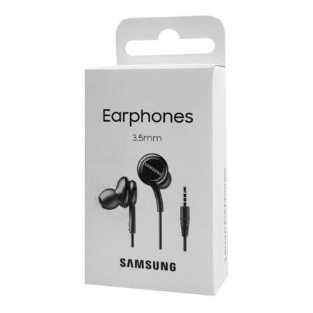 Hands Free Stereo Samsung 3.5mm with Microphone and Power Button 1.2m Black