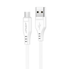 Data Cable Acefast C3-09 USB-A to Micro-USB 2.4A White 1.2m