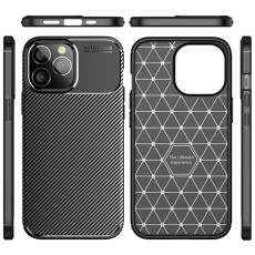 Case Ancus AutoFocus Carbon Fiber &gamma;&iota;&alpha; Apple iPhone 14 Pro Black