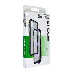 Case Ancus 360 Full Cover Magnetic Metal for Apple iPhone 14 Plus Black