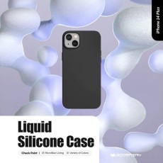 Case Goospery Silicone for Apple iPhone 14 Plus Black