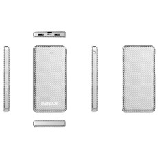 Power Bank Energizer Eveready Slim 10000mAh 2A with 2xUSB 2.0 and LED Battery Display Silver