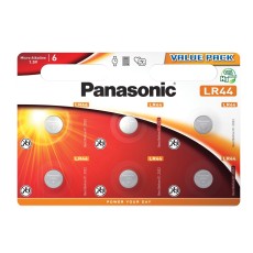 Buttoncell Panasonic Micro Alkaline LR44 1.5V Pcs. 6