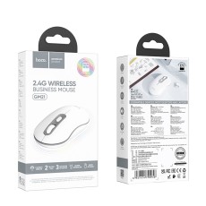 Wireless Mouse Hoco GM21 Platinum 1600dpi 2.4GHz White