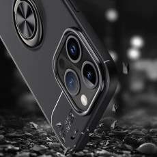 Case Ancus AutoFocus Shock Proof &mu;&epsilon; Ring Holder &gamma;&iota;&alpha; Apple iPhone 15 Pro Black