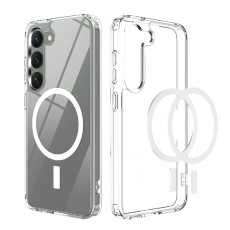 Case TPU Ancus Magnetic Ring &gamma;&iota;&alpha; Samsung SM-S916B Galaxy S23+ 5G Transparent