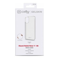 Case TPU Celly Soft Rubber for Xiaomi Redmi Note 11 5G Transparent