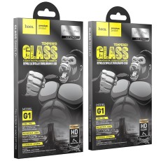 Tempered Glass Hoco Premium Series G1 0.33mm Flash Attach Full Silk Screen HD for Apple 15 Pro