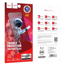 Tempered Glass Hoco Premium Series G15 0.33mm 30 Degrees Privacy Angle &gamma;&iota;&alpha; Apple iPhone X / XS / 11 Pro Set 10 pcs