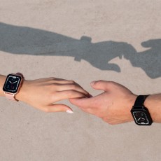 Smartwatch Maxcom FW56 Carbon Pro IP68 260mAh with 1.85&rdquo; HD IPS and Call Function Black Silicon Band