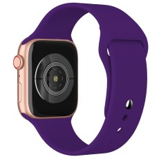 Watchband Noozy 38mm/40mm/41mm for Apple Watch 1/2/3/4/5/6/7/8/9/se/ultra 1/ultra 2 Purple Silicon Band