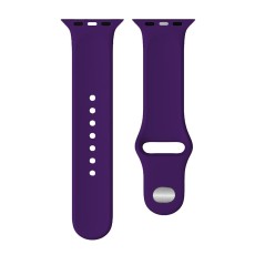 Watchband Noozy 38mm/40mm/41mm for Apple Watch 1/2/3/4/5/6/7/8/9/se/ultra 1/ultra 2 Purple Silicon Band