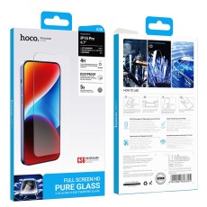 Tempered Glass Hoco Premium Series A36 Anti-Fingerprint Dustproof 0.33mm 2.5D &gamma;&iota;&alpha; Apple iPhone 15 Pro
