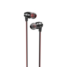 Hands Free Hoco M85 Platinum Sound Universal Earphones Stereo 3.5mm Deep Bass Black 1.2m