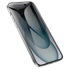 Tempered Glass Hoco Premium Series A37 Plus 120CC Large Arc Edges 28&deg; Privacy Angle Dustproof 0.4mm 3D Anti-Static for Apple iPhone 15 Plus