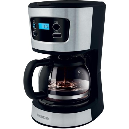 Filter coffee maker with LCD screen 750ml 700W Sencor SCE 3700BK Silver