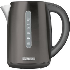 Electric Kettle 1.7lt with Temperature Selection 2150W Stainless Steel Sencor SWK 7708BK Black