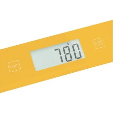 Kitchen Scale 5Kg LCD Screen UltraSlim Glass Sencor SKS 5036YL Yellow