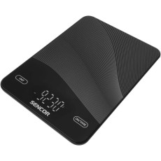 Rechargeable Kitchen Scale 10kg Led USB-C Sencor SKS 7700BK Black