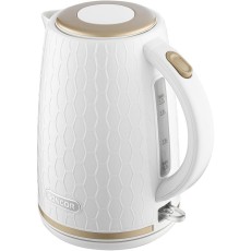 Electric Kettle 1,7lt 3D Pattern Design SWK 7200WH White