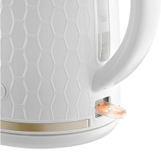 Electric Kettle 1,7lt 3D Pattern Design SWK 7200WH White
