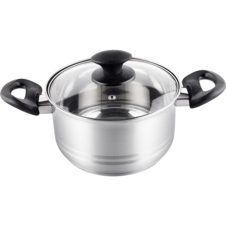 Pot LEGER SS 18x10.5cm 2.5lt Inox Lamart LTB1810 Silver