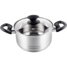 Pot LEGER SS 18x10.5cm 2.5lt Inox Lamart LTB1810 Silver