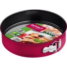 Round Non-StickPastry Mold with Detachable Base 24x6.8cm Lamart LT3074 Red