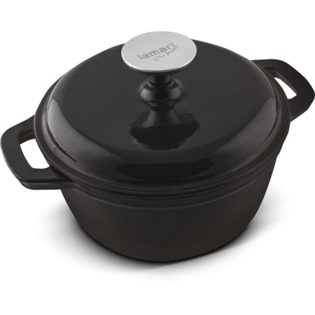 Cast Iron Pot 18cm Lamart IRON LT1207 Black