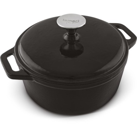 Cast Iron Pot 21.5cm 2.3lt Lamart IRON LT1208 Black