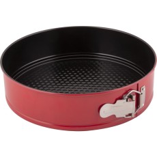 Round Pastry Mold with Removable Base and Lid Non-Stick 26?6.5cm Lamart LT3104 Black